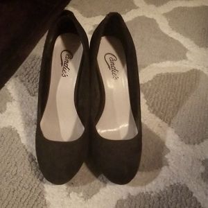 Black Candie's stiletto heel pumps, size 8 medium
